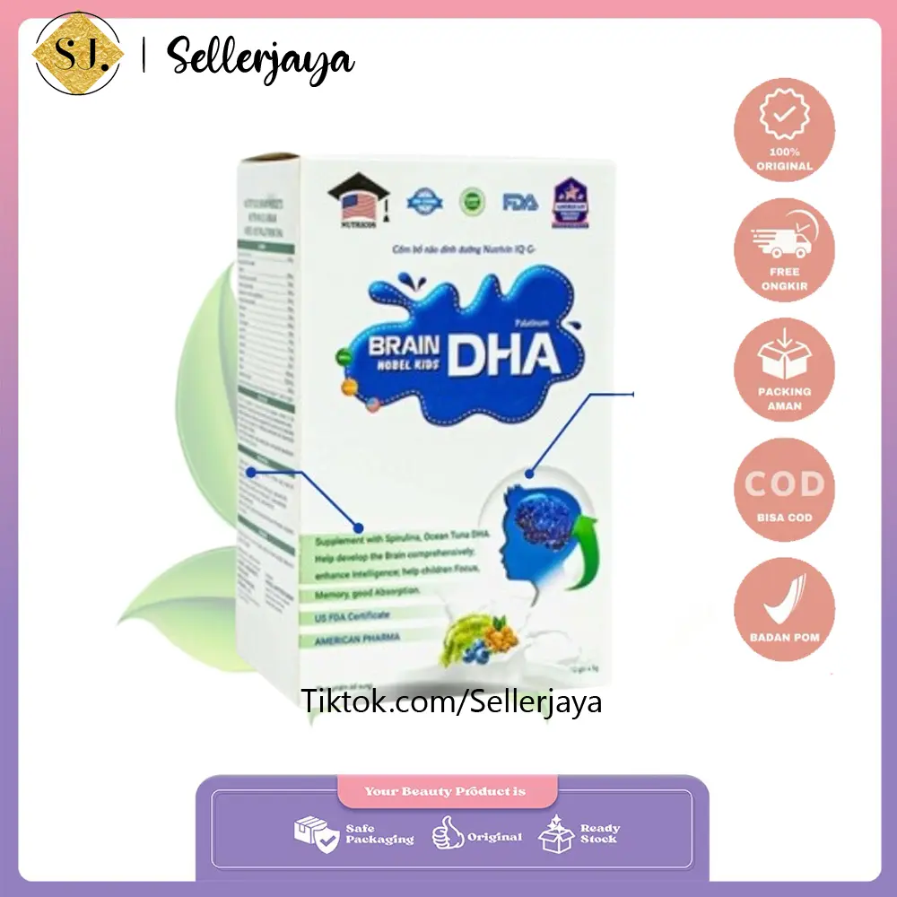 DHA Brain Kids Original - Multivitamin Kecerdasan Otak Untuk Anak BPOM