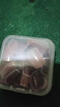 Product Review of 24 buah/kotak anggur merah kuku palsu berbentuk hati Art Lem Nail Box Cat from Y**I 0