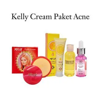 paketan 4in1 kelly plus serum pearl cream 15 gr-lemon soap25 gr-toner pelicin plus serum haniku