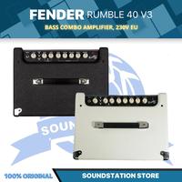 Gambar Fender Rumble 40 V3 Bass Amplifier | Ampli Bass 40 Watt Original - BLACK dari SoundStation Store Kota Tangerang Selatan 3 Tokopedia