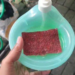 samiaku- Dispenser sabun cair cuci piring + spoon Biru Plastik Aesthetic pump sabur cair serbaguna