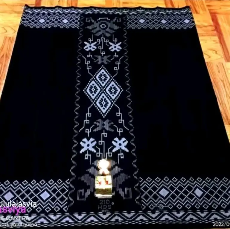 sarung Samarinda polos hitam terlaris Dewasa Muslim Nyaman Pria Santri Motif katun sarungan batik atlas 0