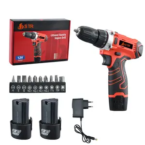 Mesin Bor 16V Baterai Tangan/Bor Cordless Power Drills Kit  Dengan Cordless Impact Drill