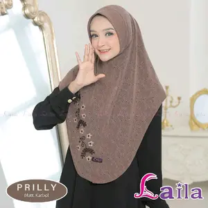 LAILA HIJAB PAD bordir katbol premium