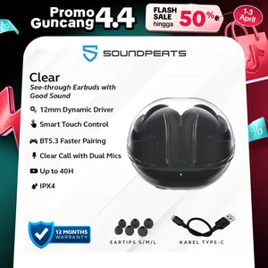 SoundPEATS Clear True Wireless Earbuds with Good Sound