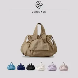 vorubags -   mini selempang yg slingbag tas tangan wanita talu panjang kerut nylon waterproof  dumpling bags