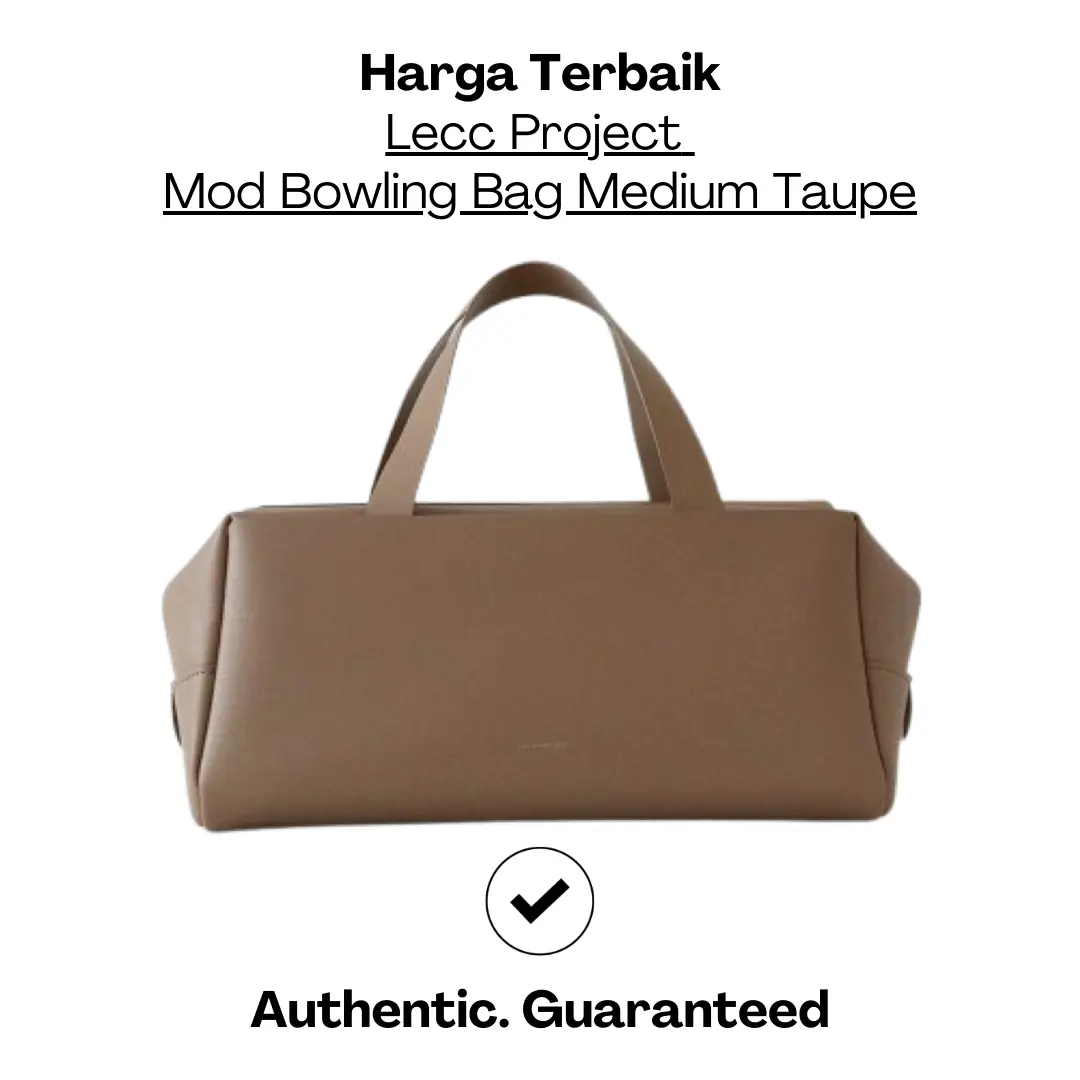 Lecc Project Mod Bowling Bag Medium Taupe