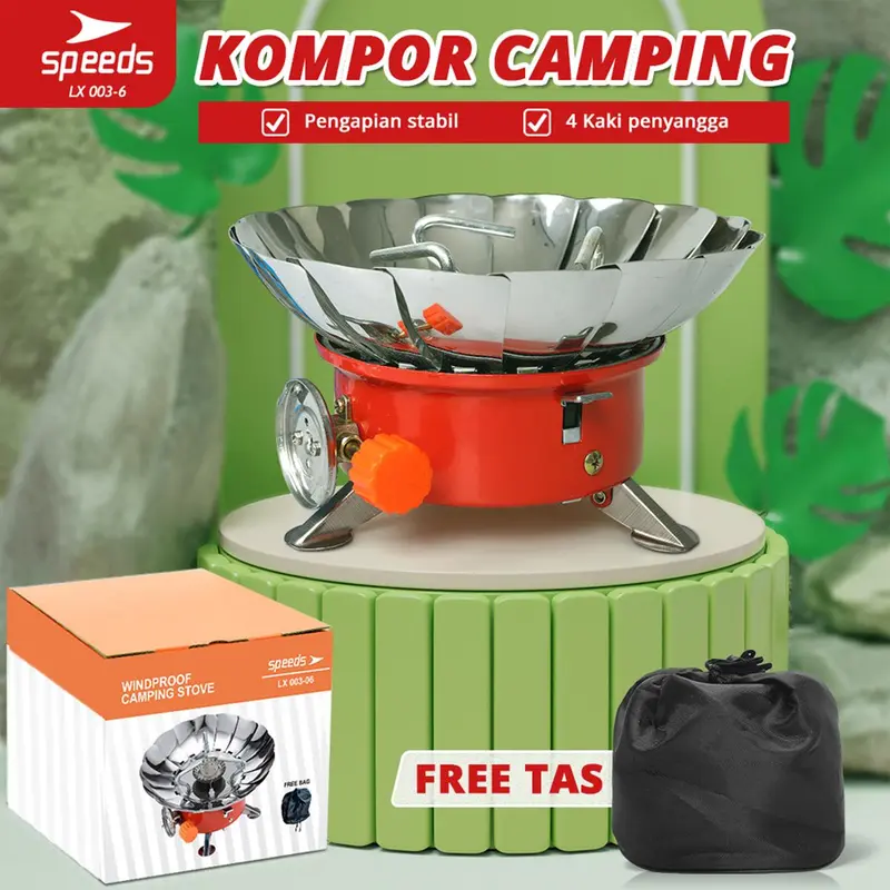 Speeds Kompor Camping / Kompor Portable Alat Masak Camping Untuk Berkemah 003-6 0