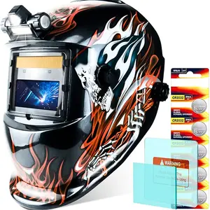 TaffGUARD DEKO Topeng Helm Las Otomatis Auto Darkening Welding Helmet - MZ224