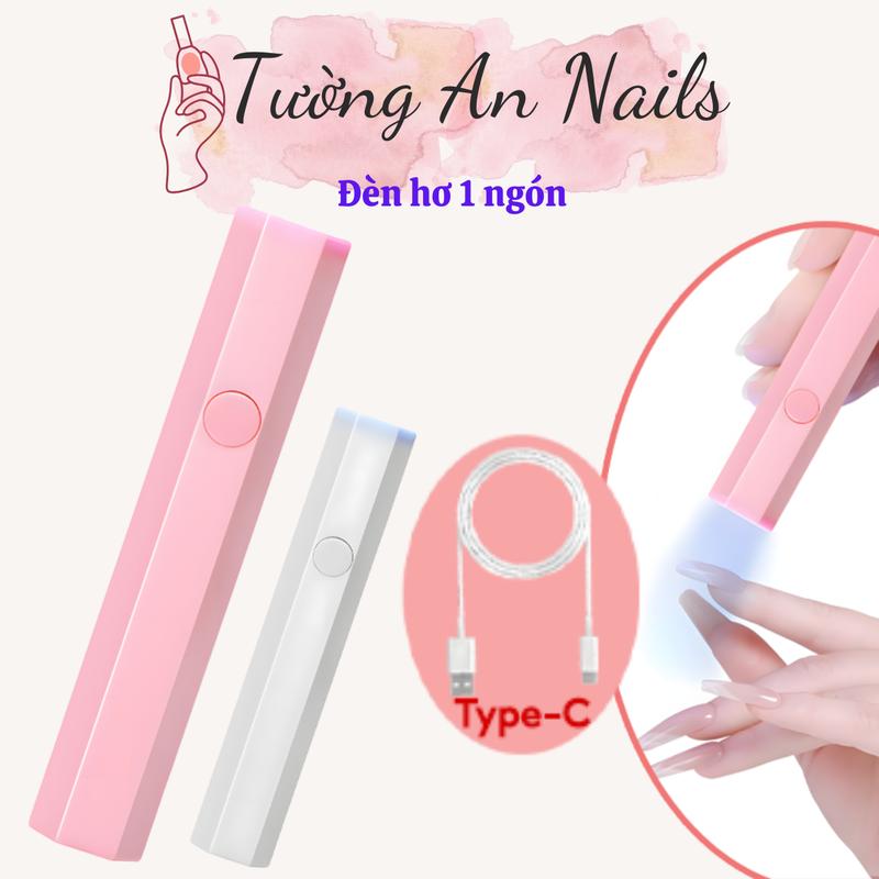Đèn hơ gel 1 ngón mini tích điện Hand Light đèn hơ