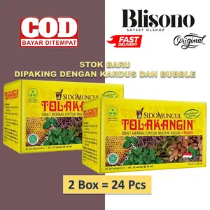 2 BOX ISI TOTAL 24 SACHET \ TOLAK ANGIN CAIR \ PAKING SUPER AMAN \ BISA COD