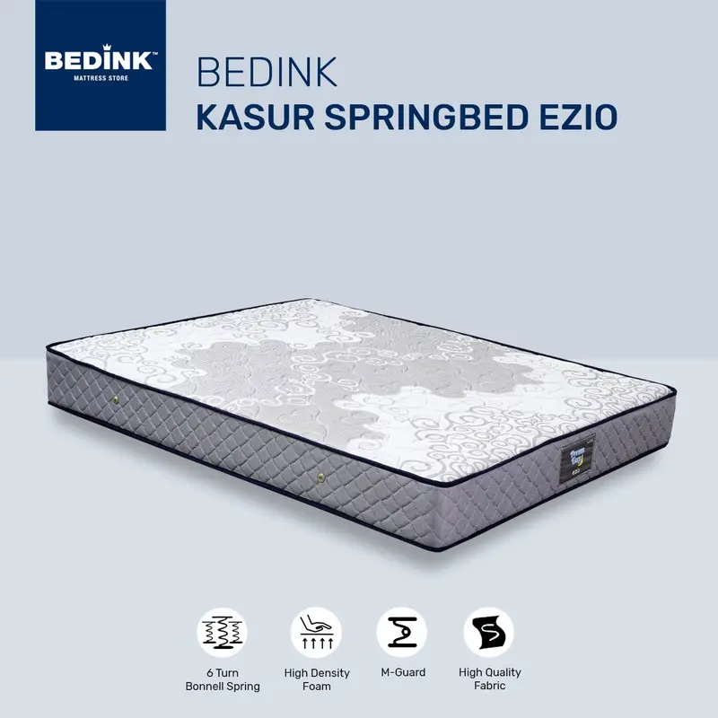BEDINK Kasur Springbed Ezio - Mattress Only Busa Furniture Tebal 24cm 90x200 sd 200x200 premium 0