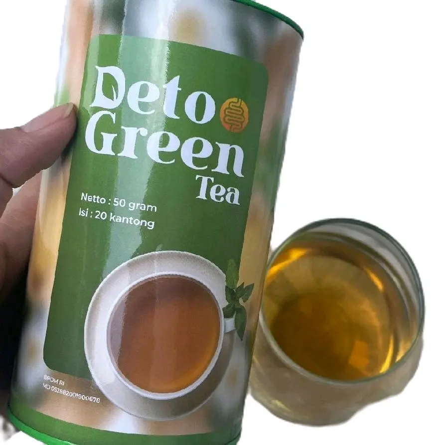 DETOGREEN Tea Original Deto Green Asli 20 Kantong herbal hijau teh teh hijau kesehatan Greentea