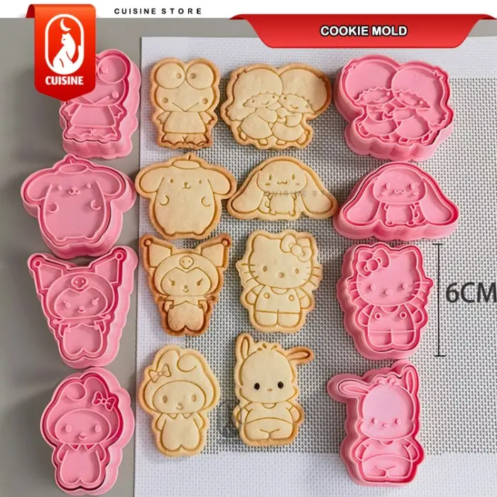 ASLI!! Cetakan Kue Kering Sanrio Cookie Cutter Biskuit Cetakan Nugget Bento Karakter 4