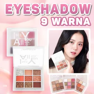5099 Eyeshadow Glitter Korea 9 Warna Pigmented Eye shadow Palette Waterproof 9 Warna Pigmened Glitter