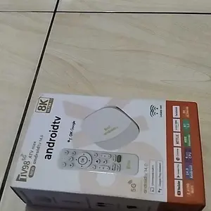 Kotak Set-top Box TV98 ATV MAX H313 16G + 256G 2.4G/5G Wifi BT5.0 Android 14 Kotak TV Pemutar Media Cerdas
