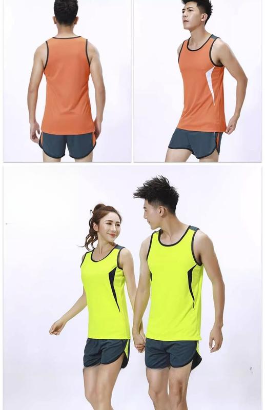 Product Introduction of Track and Field Training Wear Competition Customization Track Suit Marathon Suit Vest Sleeveless Quick-Drying Sports Running 19