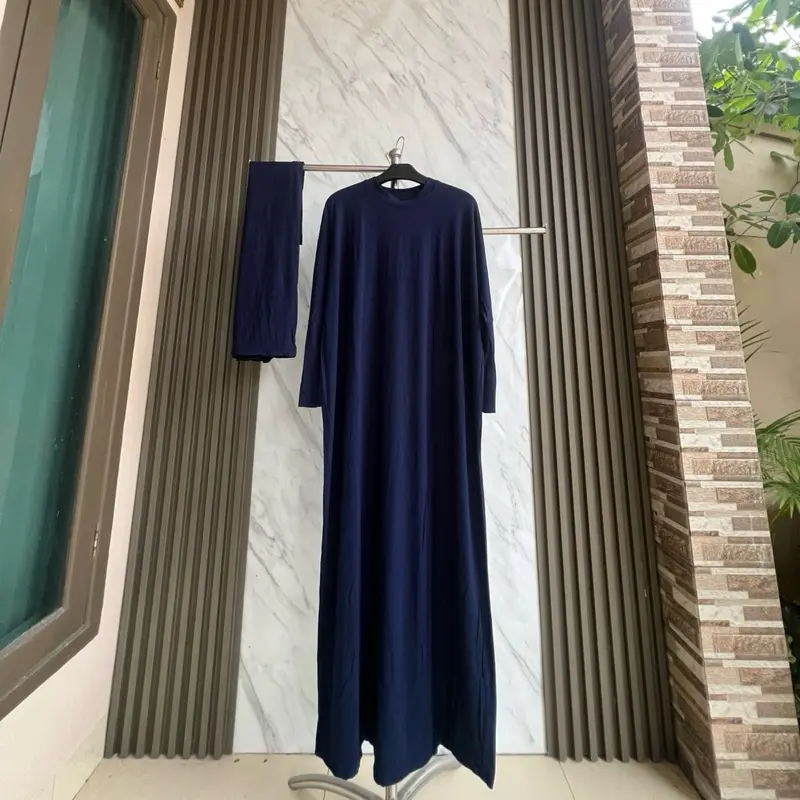 Kaftan Kaos Premium Sethijab Pashmina Mleyot 0