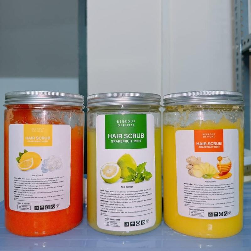 [Gía sỉ 1 ký ] Muối Tẩy Tế Bào Chết Da Đầu Bạc Hà Chăm sóc tóc - Hủ 1 ký dành cho spa