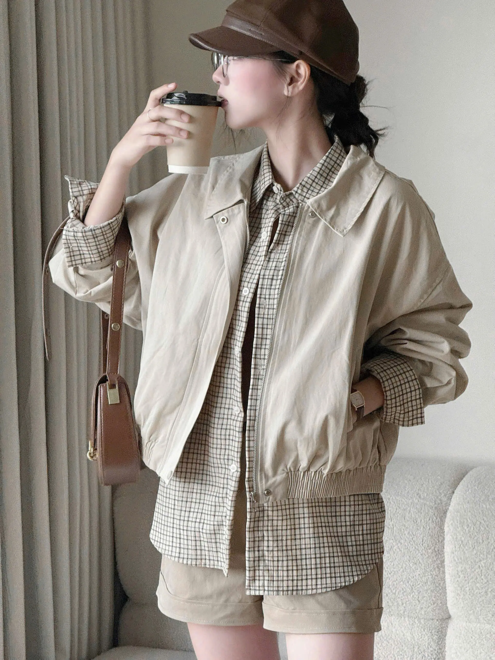 Áo Khoác Kaki Hai Lớp Có Lót Trong, Áo Khoác Nữ Form Dáng Vừa Chất Vải Dày Dặn Miho House | BigBuy360 - bigbuy360.vn