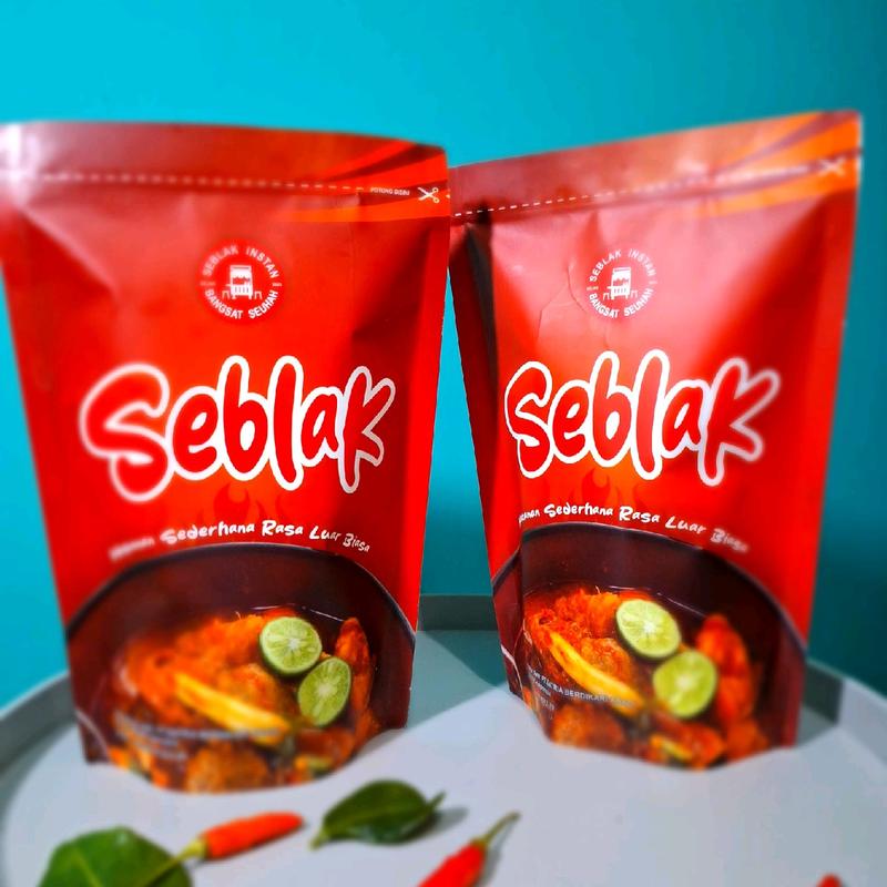 SEBLAK INSTAN PREMIUM BANGSATRIA (PAKET 2 BKS) Makanan Jajanan Organik Pedas Alami Kuning Food 1