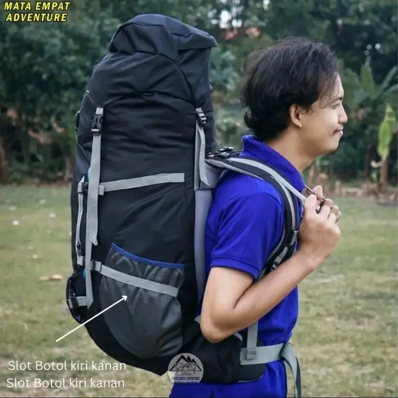 Tas CARRIER Mendaki Gunung 60 LITER Tas Hiking Kuat Awet 3