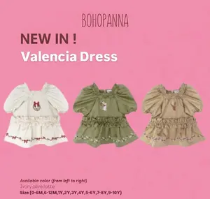 VALECIA DRESS -DRESS BOHOPANNA -DRESS ANAK