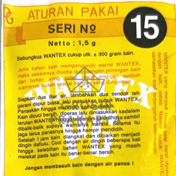 Wantex Biru Muda Padi Gunting Wenter Pewarna Warna Warni Tie Dye Baju Sumbo Sumba Kain Cotton Satuan Eceran Jumputan Art Celup Wentek Serbuk Coloring Color Jumput Craft Crafting Kerajinan Jeans Sepatu Jaket Sweater Bahan Seni 4