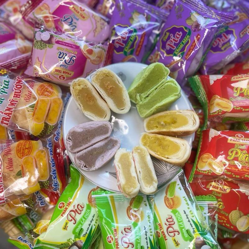 BÁNH PÍA MINI MIX 5 VỊ: Đậu x sầu riêng, Trứng Muối, Khoai Môn, Lá Dứa, trứng  chảy