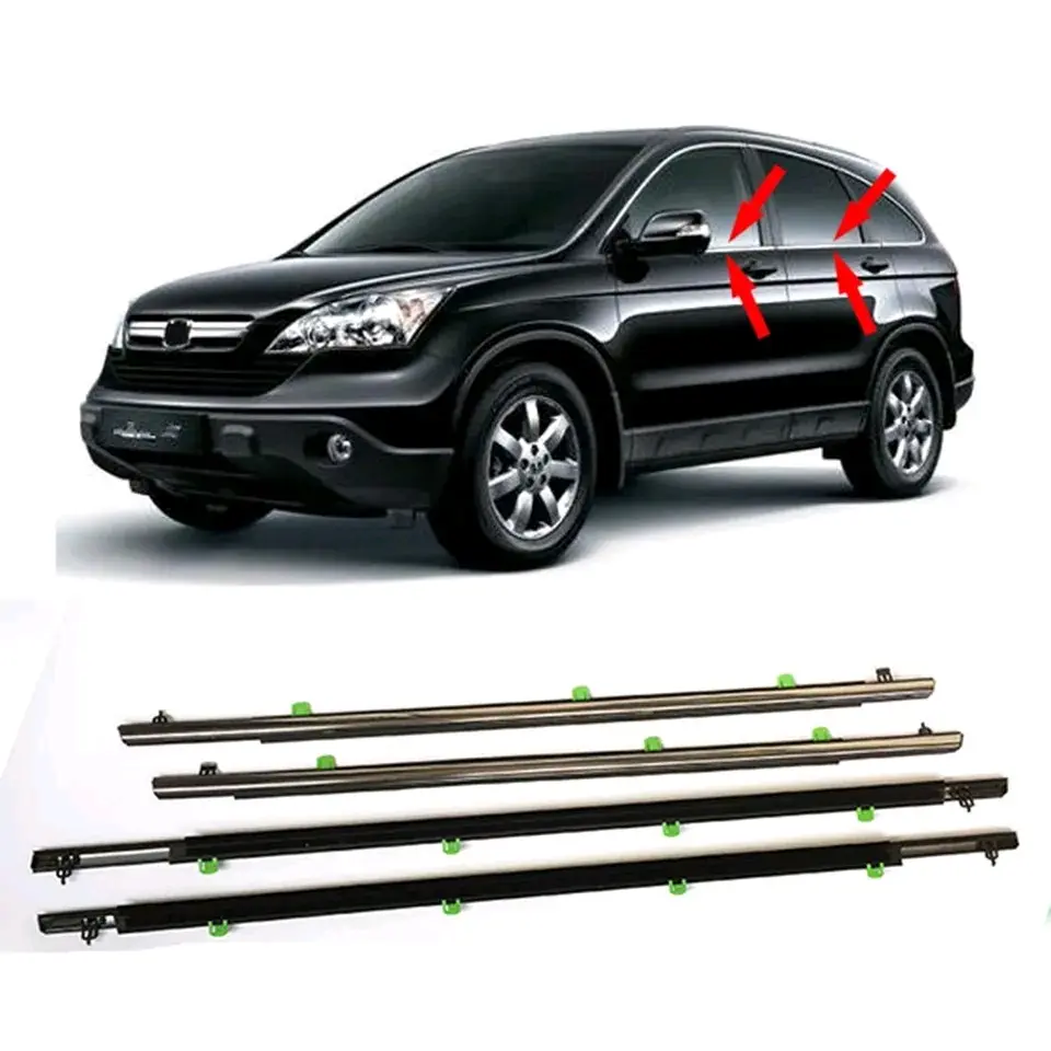 Pelipit Kaca Luar Crome Honda CRV Gen 3 2007-2011 untuk Mobil