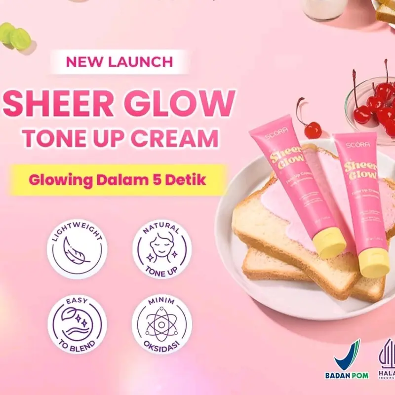 SCORA Sheer Glow Tone Up Cream 20gr/30gr 1