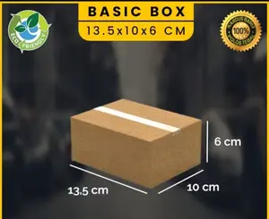 Kardus / Box Packing Polos Multifungsi 13,5x10x6 cm