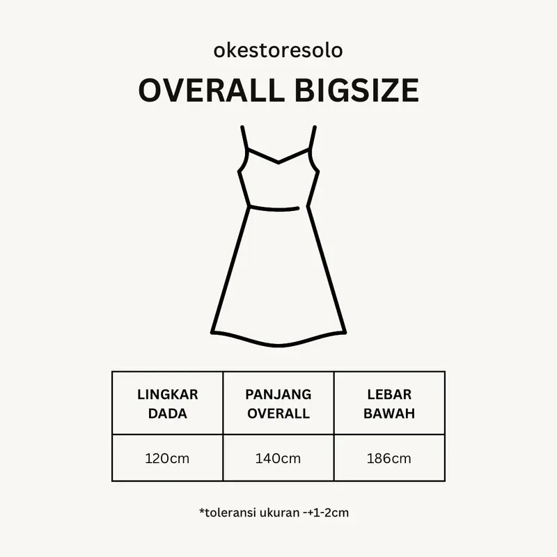 OVERALL JUMBO XXXL / JISOO OVERALL OUTER DRESS POLOS KOREAN LOOK MAYUNG MUSLIM JUMBO XXL / Overall dress Muat 40-90kg / SLOOPY OVERALL DRESS JUMBO operol  cewek  import Airflow Crinkle Maxi 4