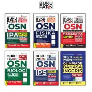 BUKU PATEN OLIMPIADE SAINS NASIONAL IPA, IPS, MATEMATIKA, BIOLOGI, FISIKA, BHS INGGRIS SMP ( OSN SMP / MTS ) - PIXELINDO