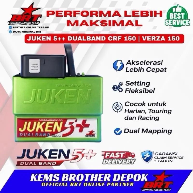 ECU JUKEN 5+ CRF 150 / VERZA BRT DUALBAND ORIGINAL 100% BRT