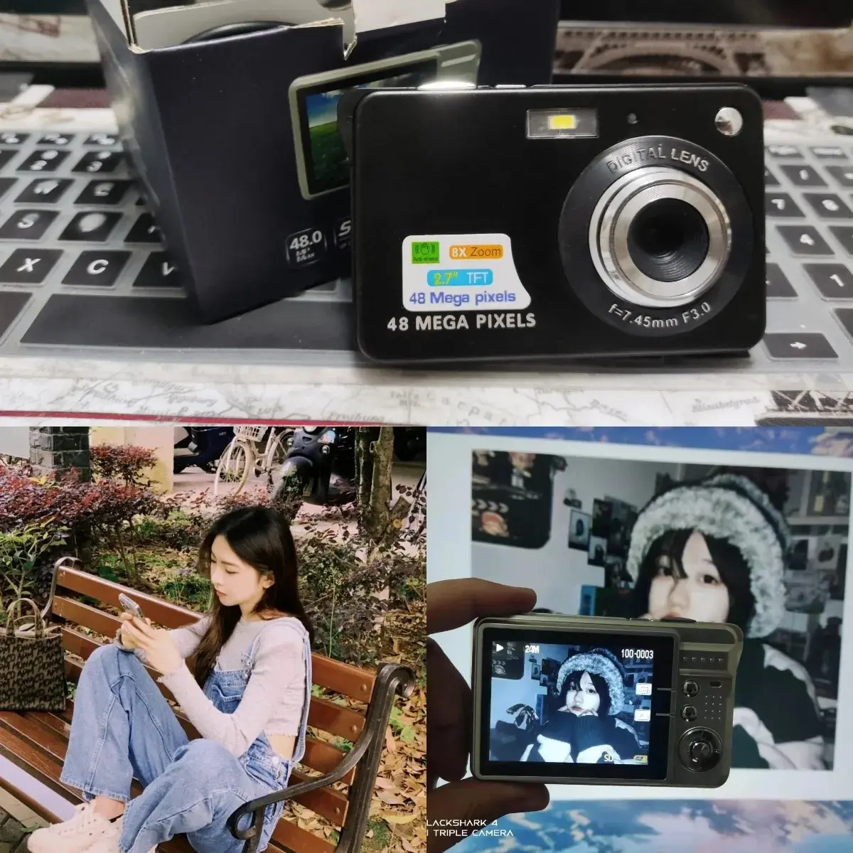 กล้องดิจิตอล, รุ่นเปิดตัวจำกัด, ขายร้อน, 48 ล้านพิกเซล, CMOS HD, สไตล์ย้อนยุค, เหมาะสำหรับนักเรียน, กล้องเครื่องการ์ด, กล้องวิดีโอเซลฟี่, ตัวโลหะทั้งหมด, กันน้ำ, ป้องกันการตก, ลักษณะโฟกัส HD, แฟชั่น, ของขวัญวันเกิดในอุดมคติ
