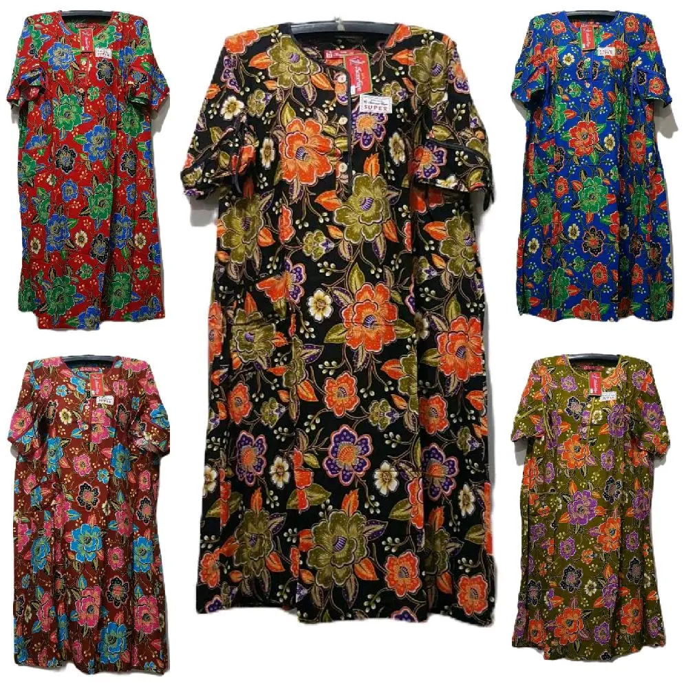 DASTER BATIK KODE 60 KENCANA UNGU LABEL MERAH
