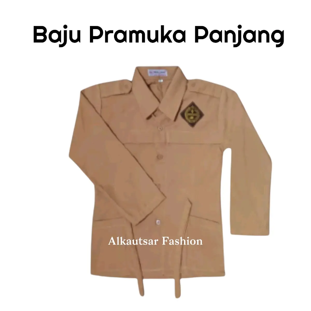 Baju Pramuka Tali Panjang Seragam SD Anak Perempuan