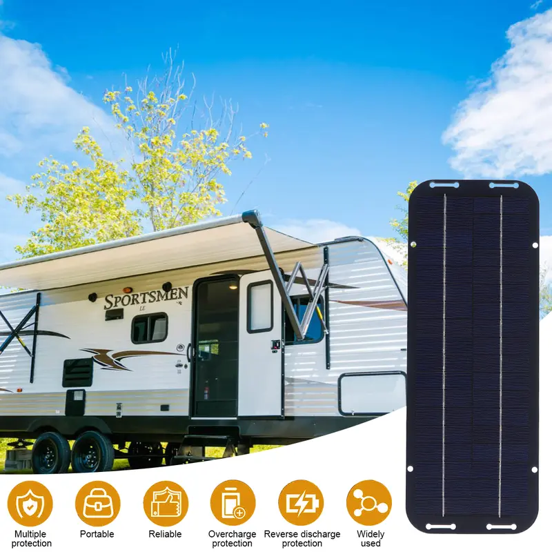 Portable Caravan Solar Panel Kit for Camping 12V Solar Panel Battery Charger Kit 4