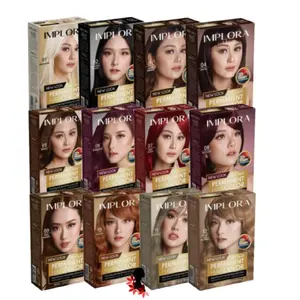 ~MJM BEAUTY~IMPLORA New Look Color Expert Permanen Warna Rambut Terbaru Tahan Lama Formula Canggih Tampilan Menawan Cocok untuk Mengubah Warna Rambut Secara Permanen