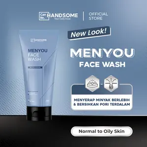 CANBE HANDSOME MENYOU Facial Wash 100 ml / Sabun Muka Cowok Untuk Kulit Dry to Oily Skin