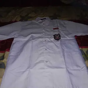Setelan Seragam Sekolah Merah Putih SD Anak Laki-Laki Baju Putih Lengan Pendek Celana Merah Panjang