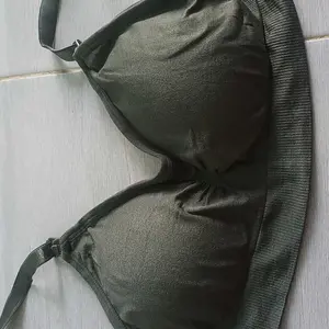 Bra Menyusui Bra Tanpa Kawat Bra Gesper Bra Bersalin Ukuran Ekstra Besar Katun Nyaman Hitam Ungu 937