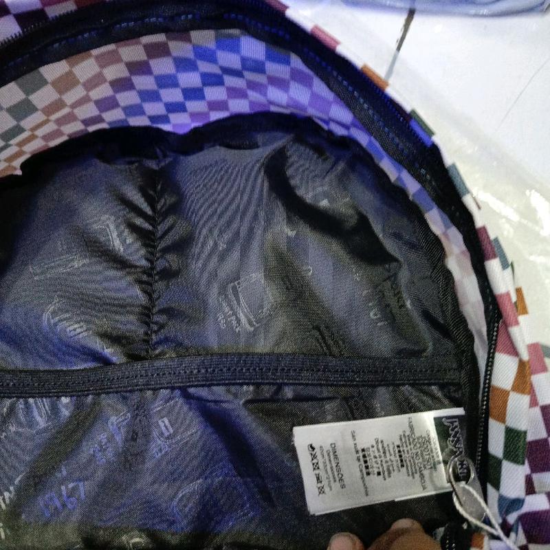 ransel JANSPORT sleting js motif catur 5