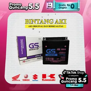 Aki Jupiter MX Old GM5Z-3B Accu Kering Motor Motorcycle - Grand Sonic