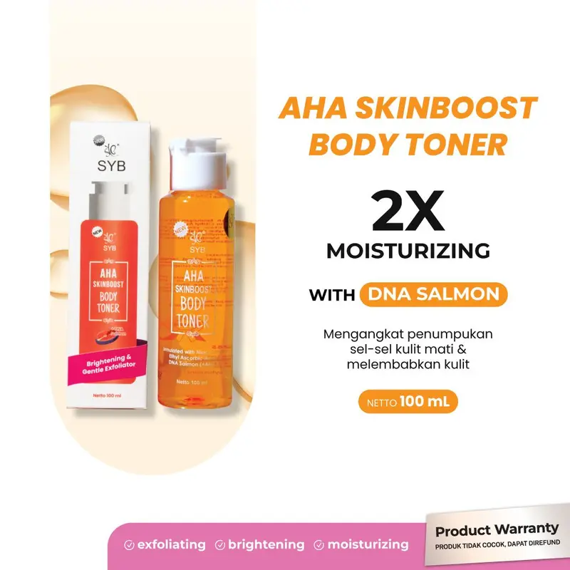 NEW SYB AHA SKINBOOST BODY TONER 100 ML 1