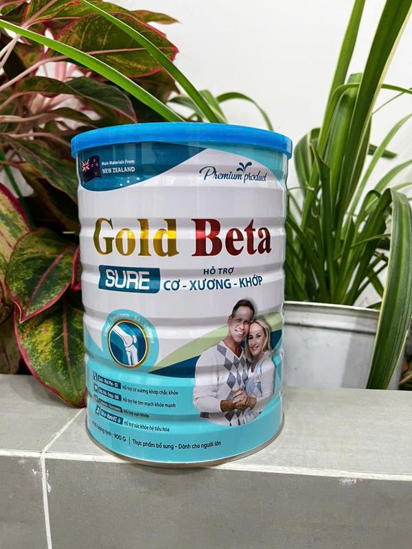  Sữa Gold Beta Sure 900g - Sữa dành cho người già - Sữa người già Ngăn ngừa Loãng Xương Tiểu Đường - Sữa cho người già 