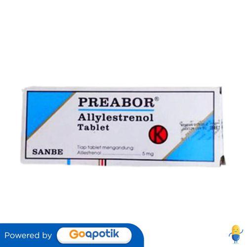PREABOR 5 MG BOX 30 TABLET