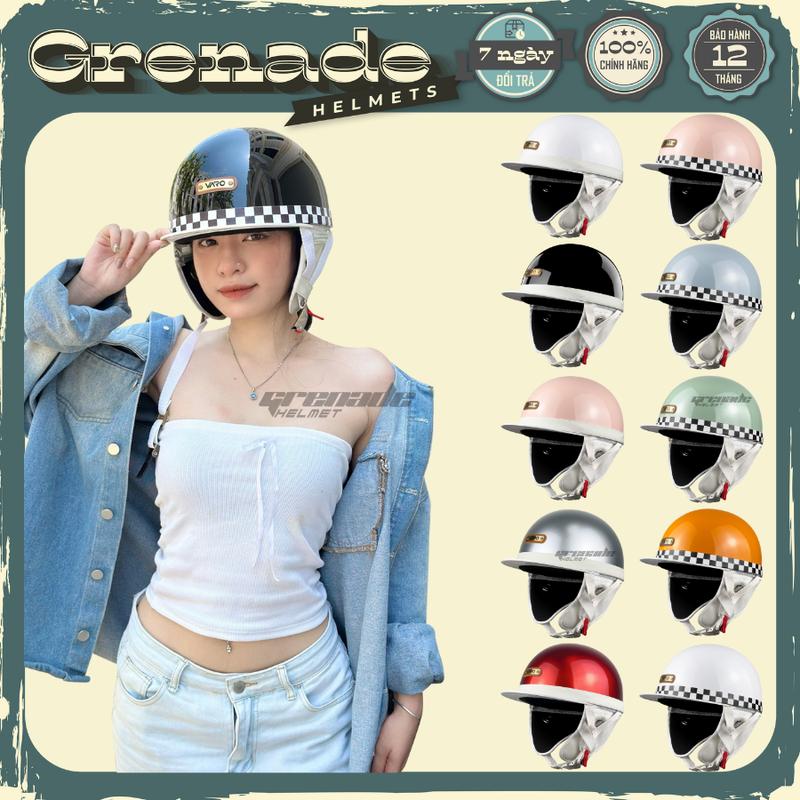 Mũ bảo hiểm nửa đầu VARO Bosozzoku Japan Style nửa đầu vintage - Mũ bảo hiểm moto Vintage 1 2 đầu Freeship Helmet Phụ Kiện Sport Nam bosozoku saigon helmet