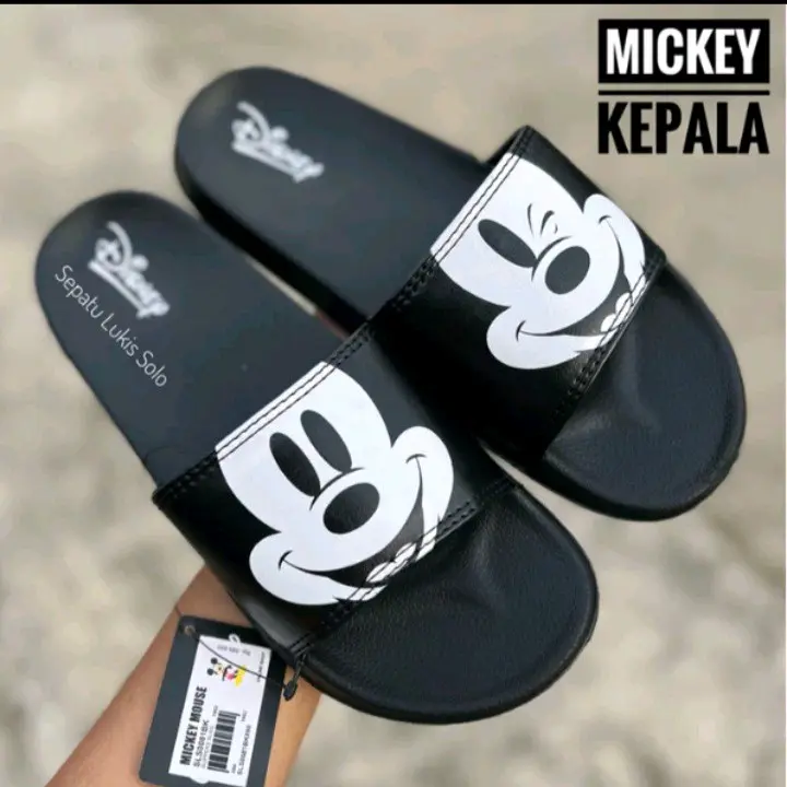 sandal slop mickey mouse pria/wanita Shoes 3
